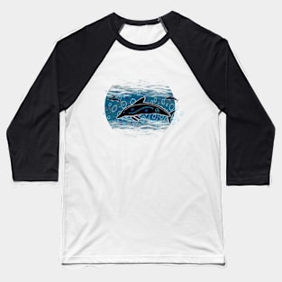 Deep dive dolphin Baseball T-Shirt